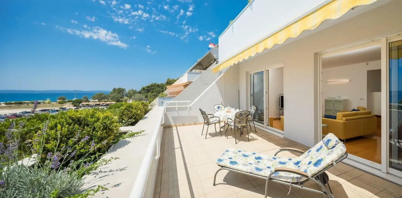 Seaside Apartment Gold 1Row Split Kroatien